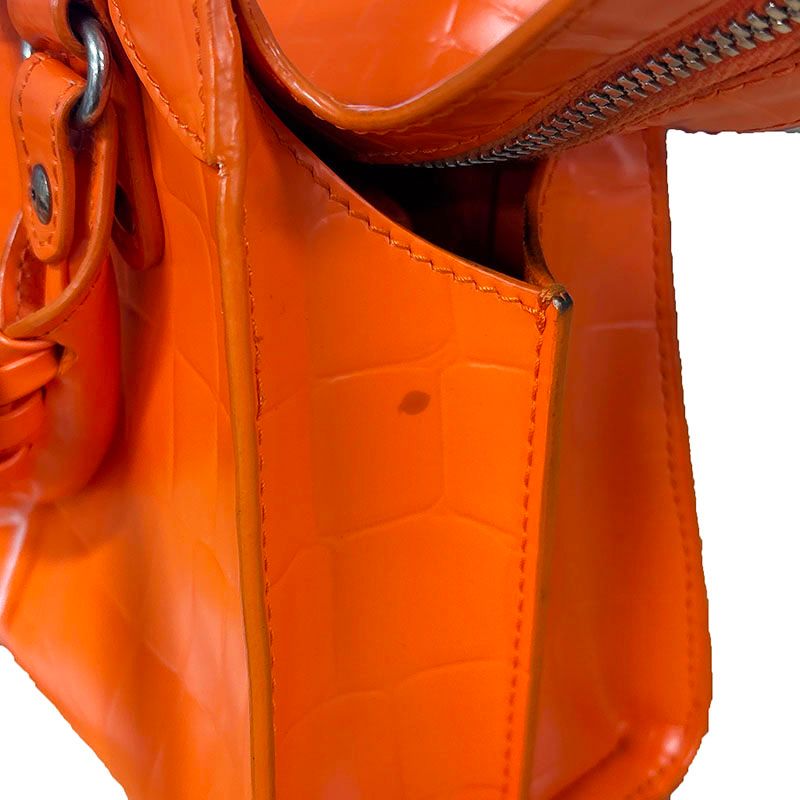 Balenciaga Neo Classic City Mini Croco Shoulder Bag — view 4