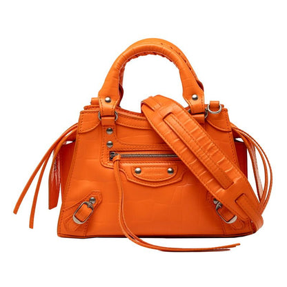 Balenciaga Neo Classic City Mini Croco Shoulder Bag
