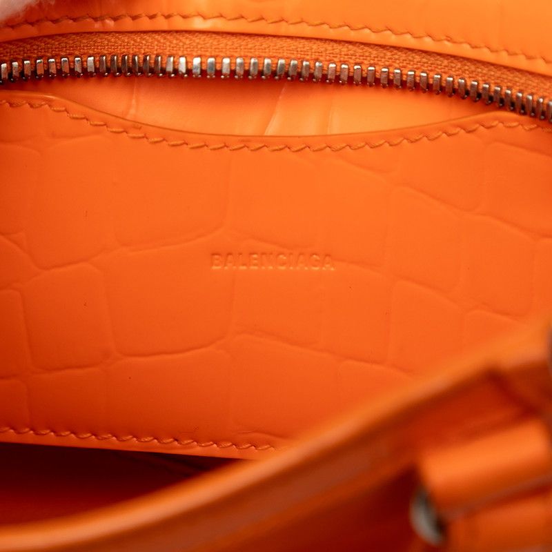 Balenciaga Neo Classic City Mini Croco Shoulder Bag — view 7