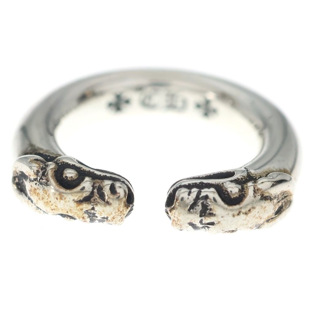 Chrome Hearts Double Dog Ring Silver — view 4