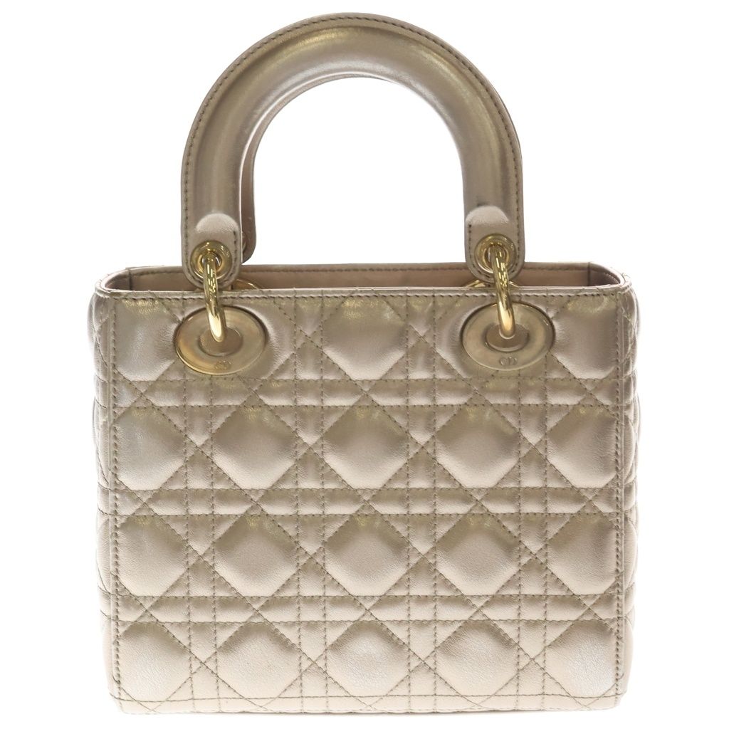 Dior Lady Dior MY Abcdior MY ABC Small Gold Cannage Handbag — view 2