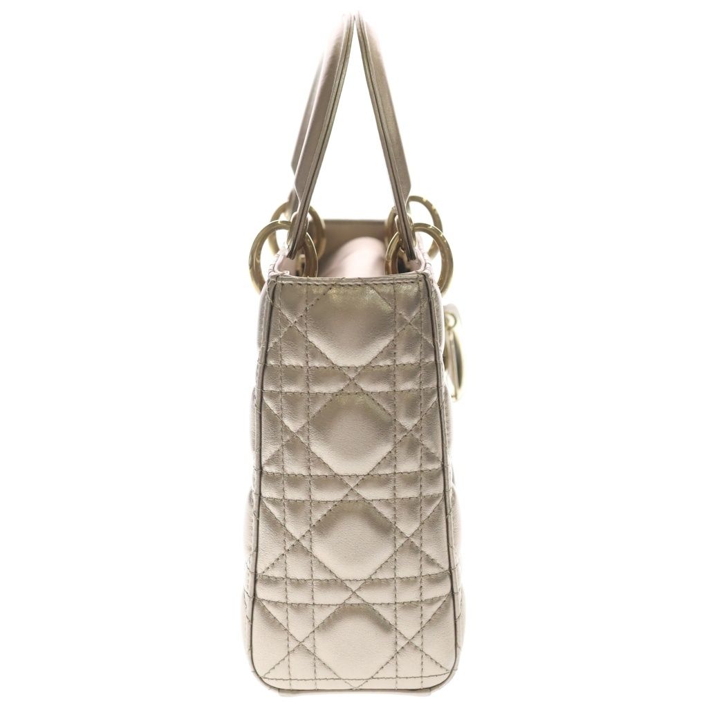 Dior Lady Dior MY Abcdior MY ABC Small Gold Cannage Handbag — view 3