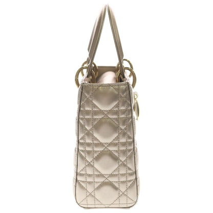 Dior Lady Dior MY Abcdior MY ABC Small Gold Cannage Handbag — view 3