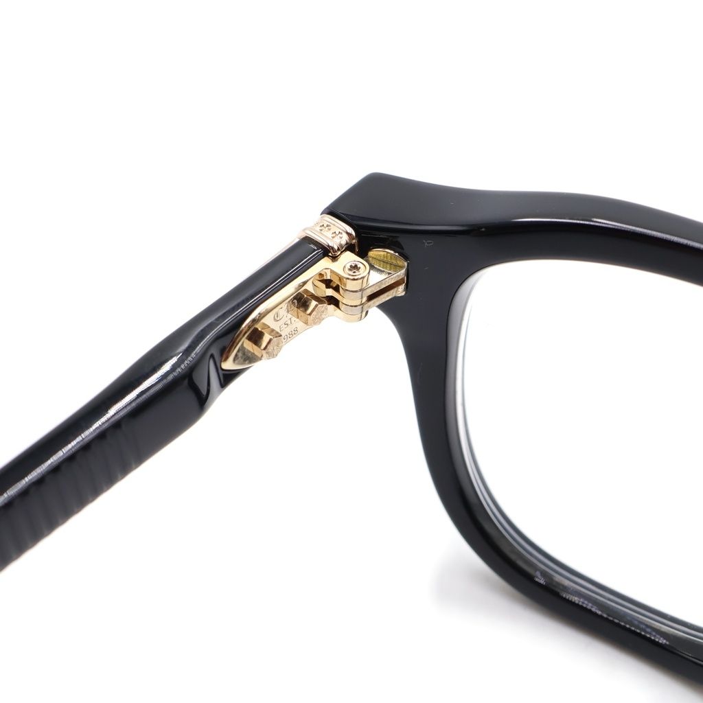 Chrome Hearts Chirp Sunglasses Black Frame Reinforced Acetate 49 Eyewear — view 4
