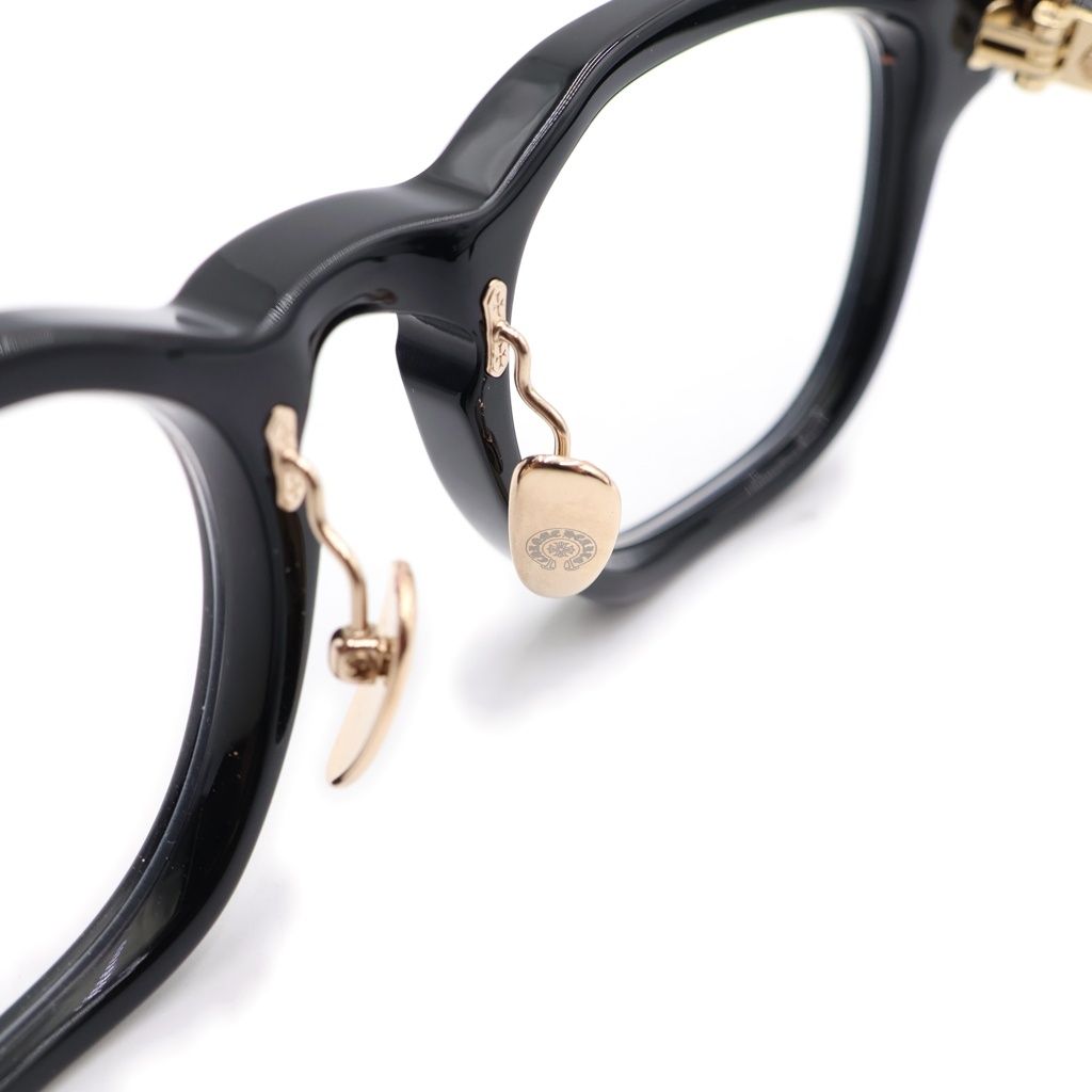 Chrome Hearts Chirp Sunglasses Black Frame Reinforced Acetate 49 Eyewear — view 5
