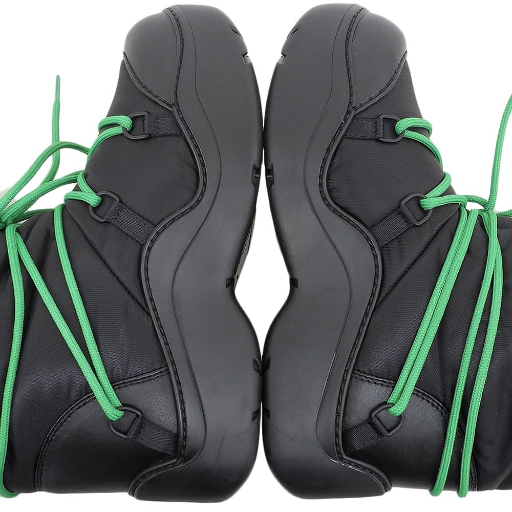 Bottega Veneta Paddle Bomber Boots Shoes Black — view 3