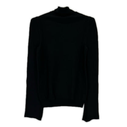 Celine Phoebe Philo Era Black High Neck Stretch Top XS — view 2