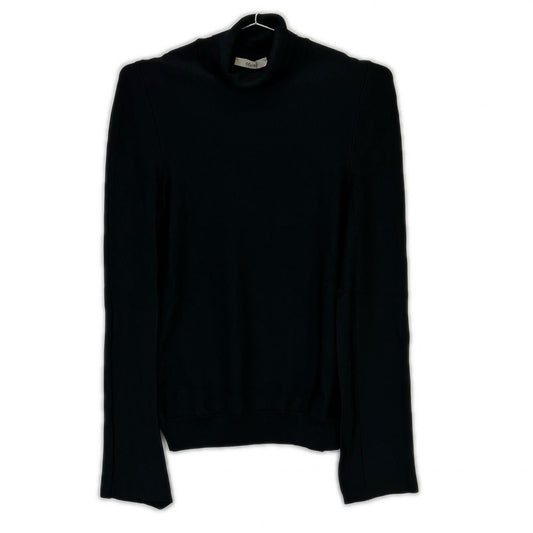 Celine Phoebe Philo Era Black High Neck Stretch Top XS