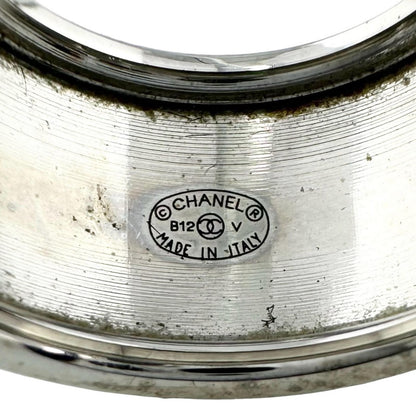Chanel Ring Silver CC Logo — view 4