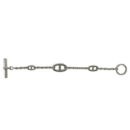 Hermes Farandole LG Bracelet 925 Sterling Silver Chain Bangle — view 5