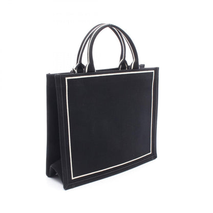 Dior Tote Bag Book 2-Way Black White Canvas — view 2