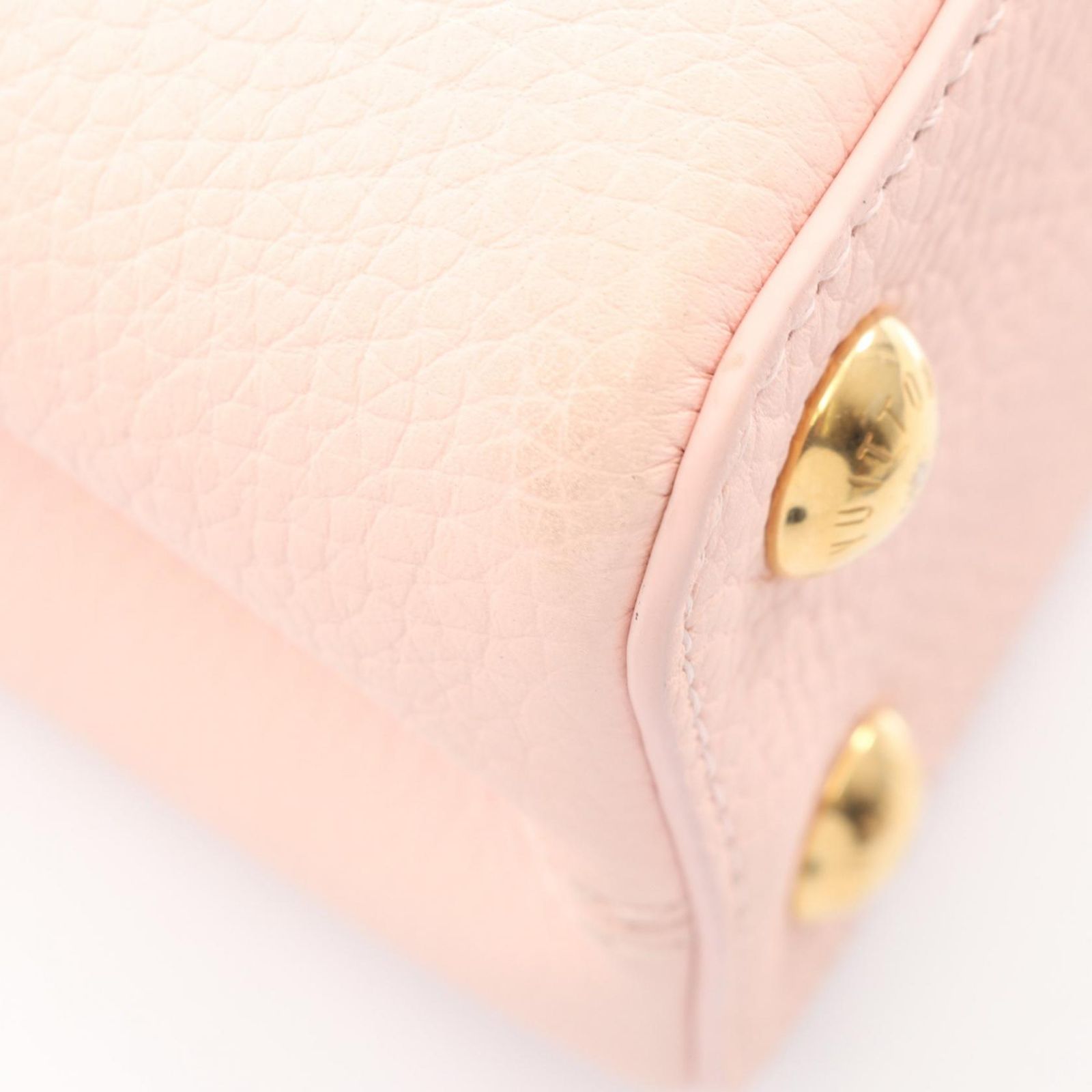 Louis Vuitton Handbag Capucines BB 2-Way Pink Leather — view 6