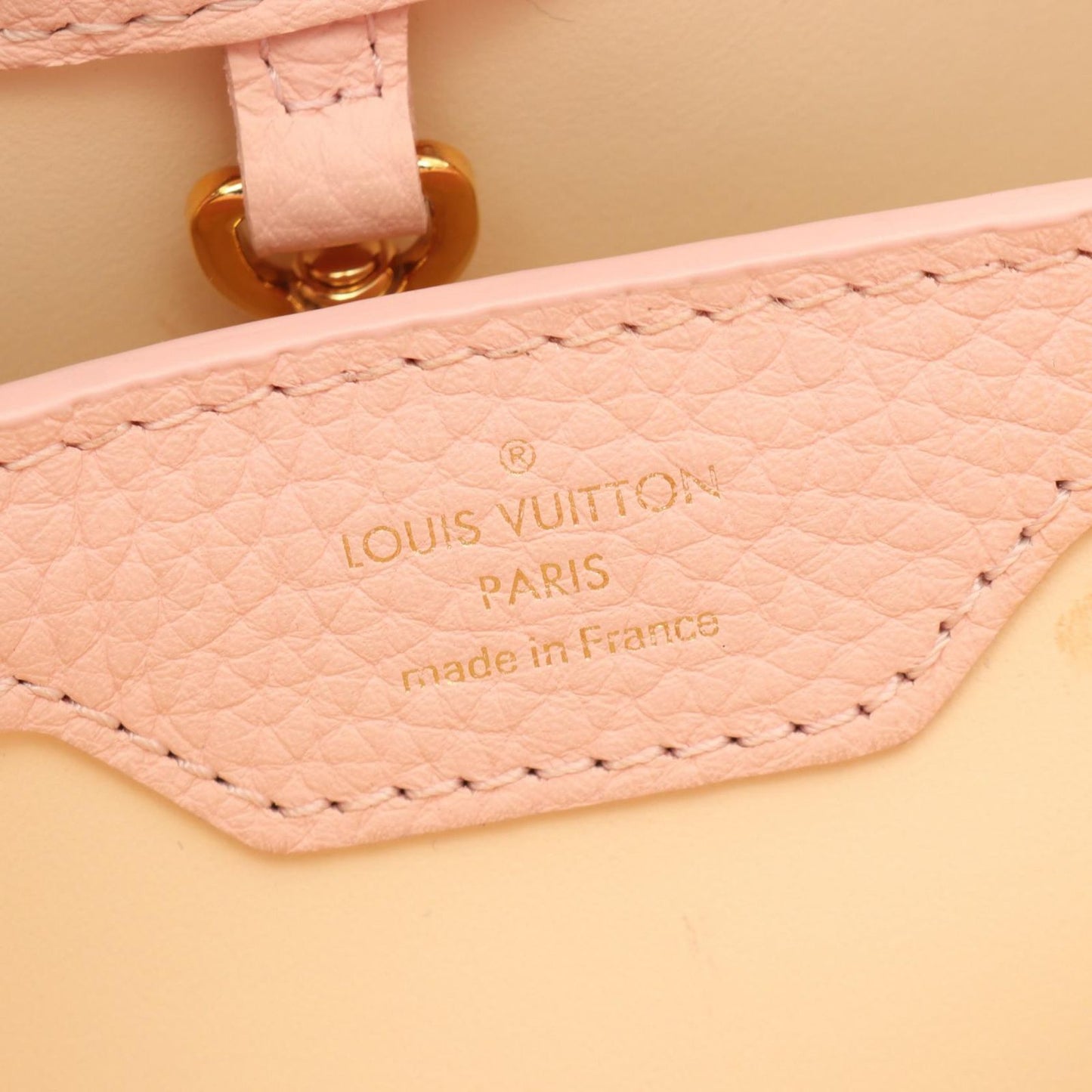 Louis Vuitton Handbag Capucines BB 2-Way Pink Leather — view 4