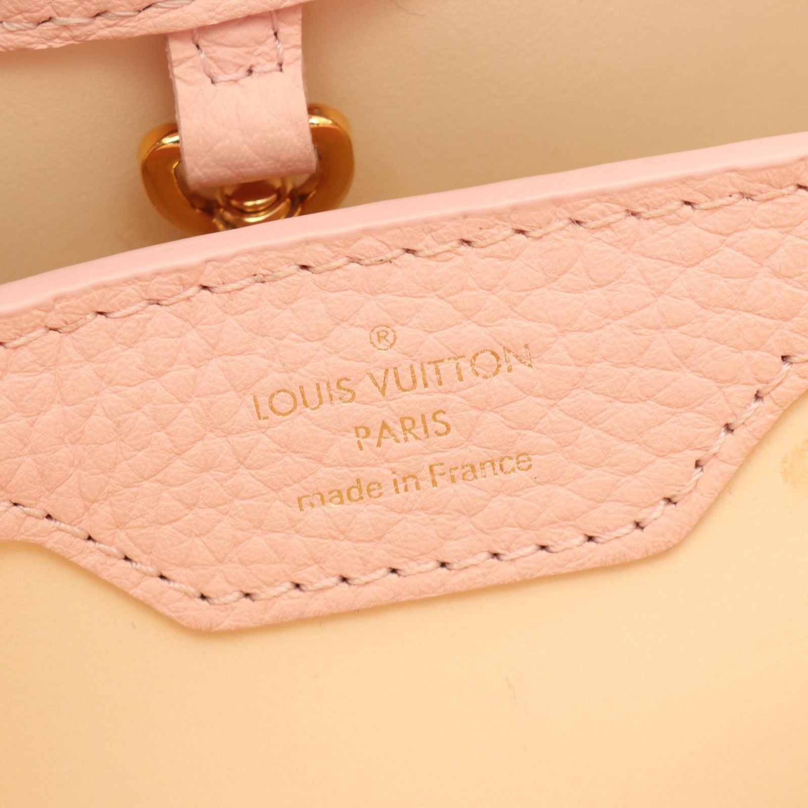 Louis Vuitton Handbag Capucines BB 2-Way Pink Leather — view 4