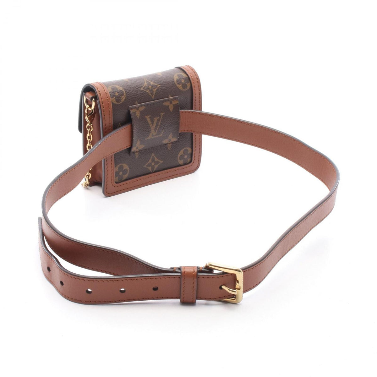 Louis Vuitton Waist Bag Dauphine BB 2-Way Canvas Leather — view 2