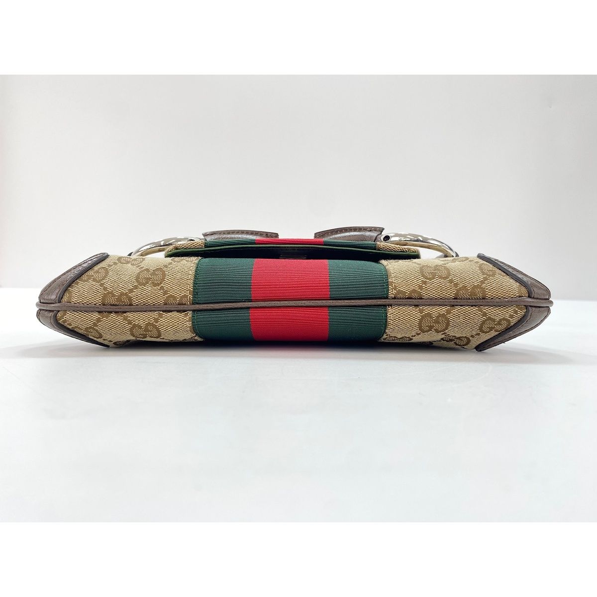 Gucci Handbag Horsebit Brown — view 7