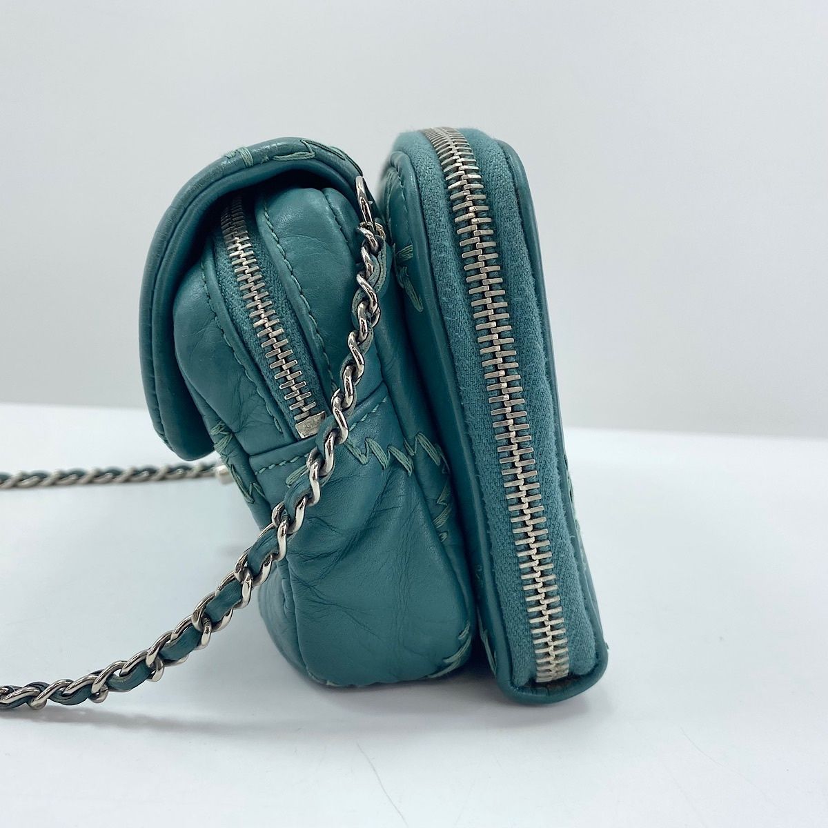 Chanel Shoulder Bag Green — view 6