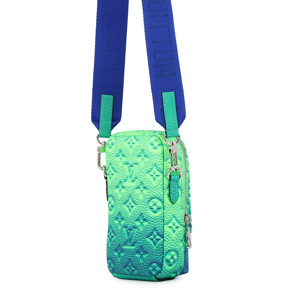 Louis Vuitton Shoulder Bag Double Pouch Illusion Taurillon Leather — view 2