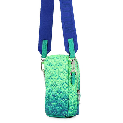 Louis Vuitton Shoulder Bag Double Pouch Illusion Taurillon Leather — view 2