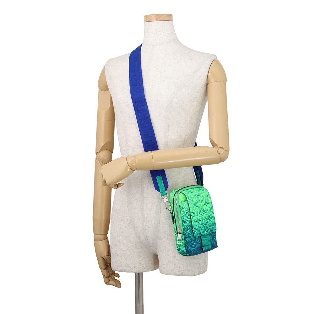 Louis Vuitton Shoulder Bag Double Pouch Illusion Taurillon Leather — view 4