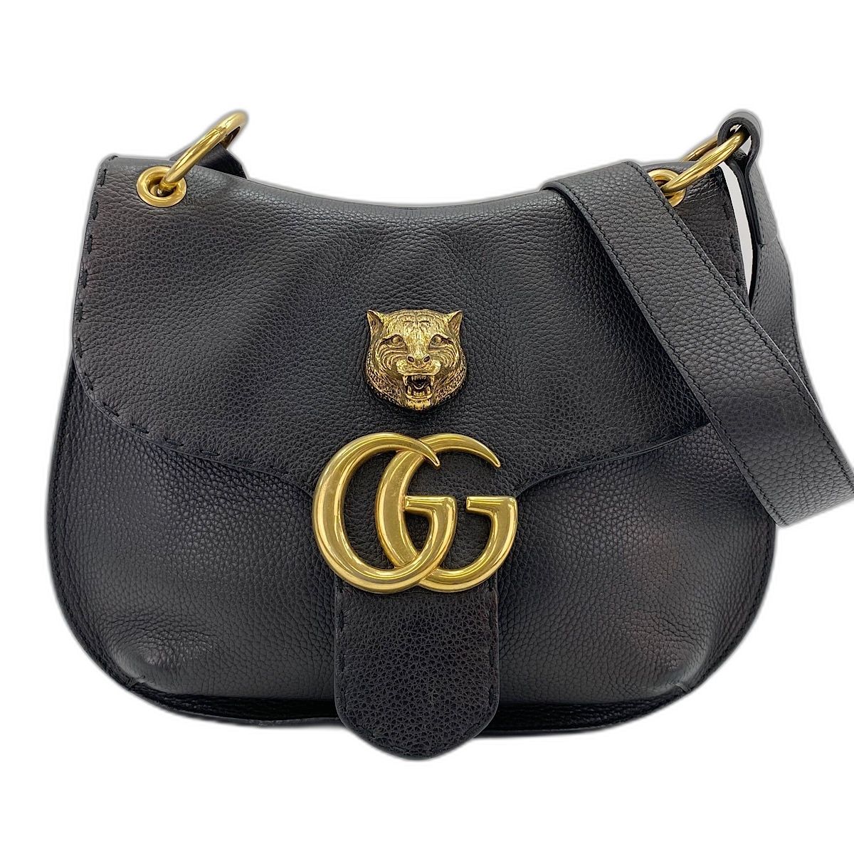 Gucci Shoulder Bag GG Marmont Tiger Head