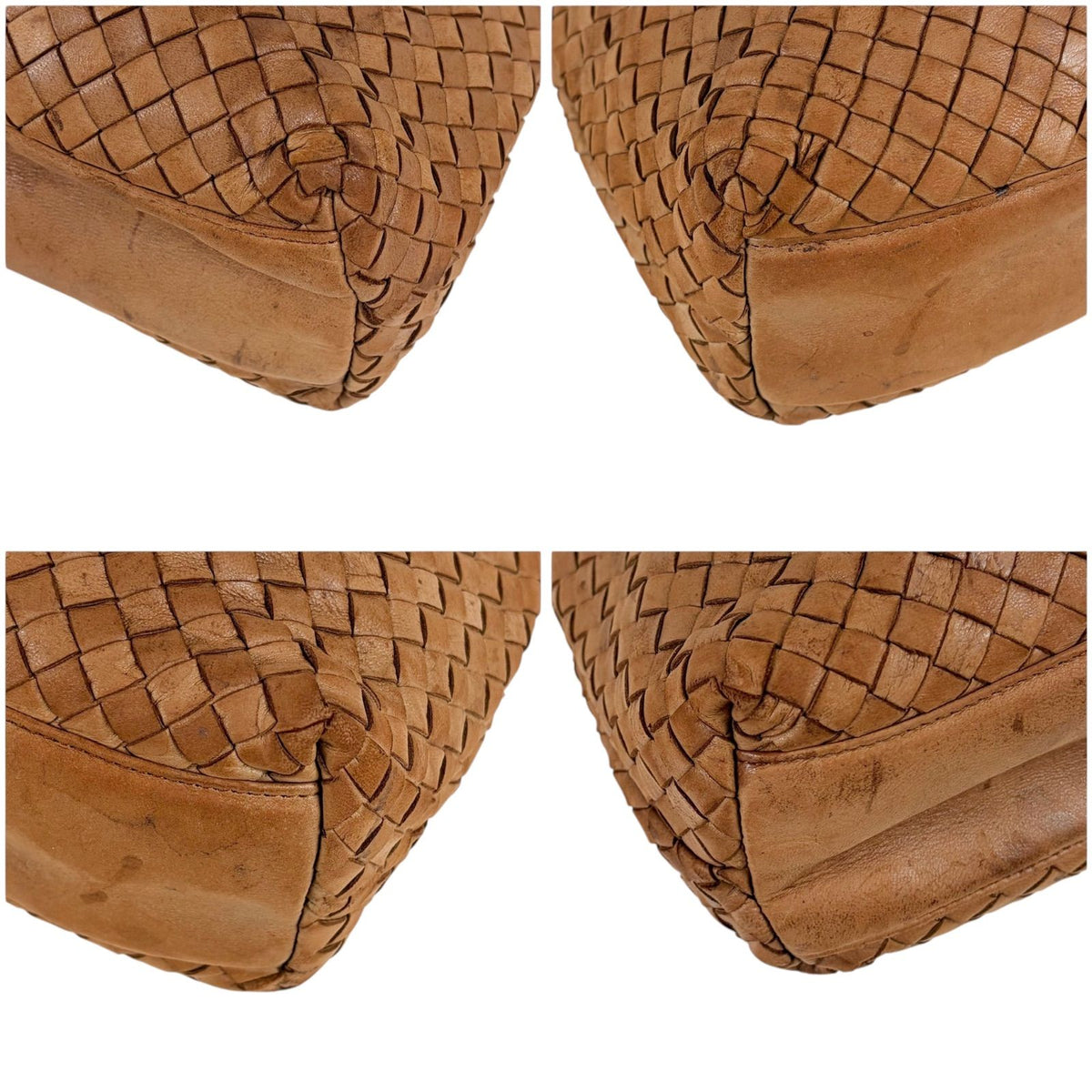 Bottega Veneta Intrecciato Leather Drawstring Shoulder Bag Mini Tote Brown — view 5