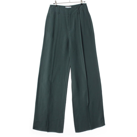 Bottega Veneta Silk Blend Pants Green 36
