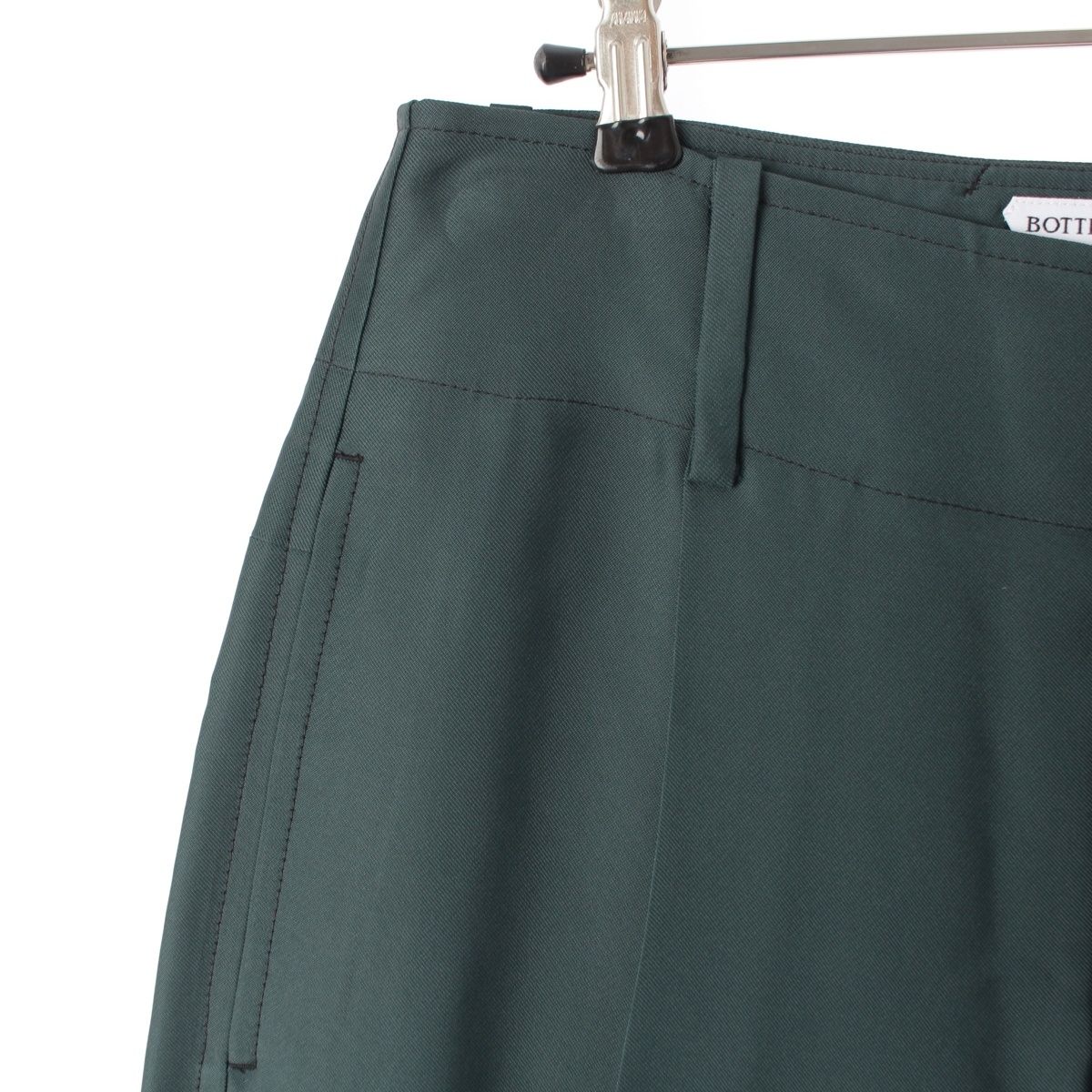 Bottega Veneta Silk Blend Pants Green 36 — view 8
