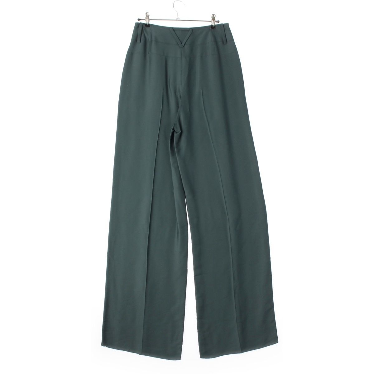 Bottega Veneta Silk Blend Pants Green 36 — view 2