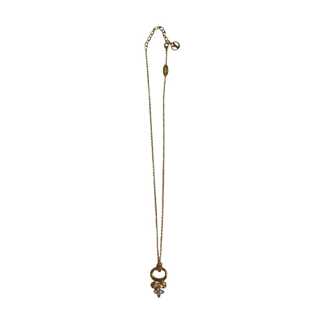 Louis Vuitton Necklace Collier My Blooming Monogram Flower Strass Gold — view 4
