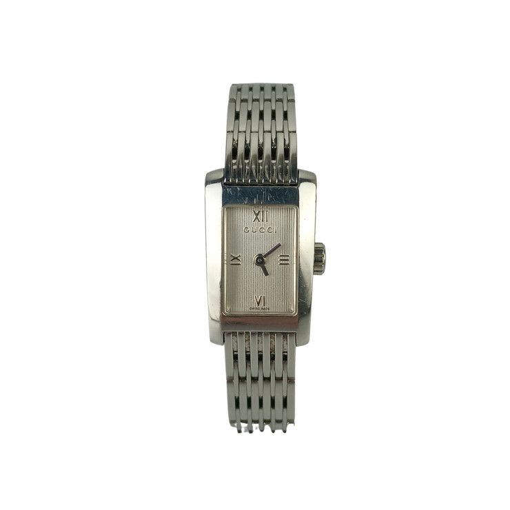 Gucci Watch Metro Silver Stainless Steel 2 Hand Quartz