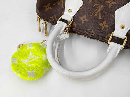 Louis Vuitton Speedy Bandouliere 25 Brown White Monogram 2-Way Shoulder Bag Mini — view 6