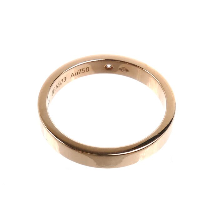 Cartier 18K Pink Gold C de Cartier Wedding Diamond Ring — view 4