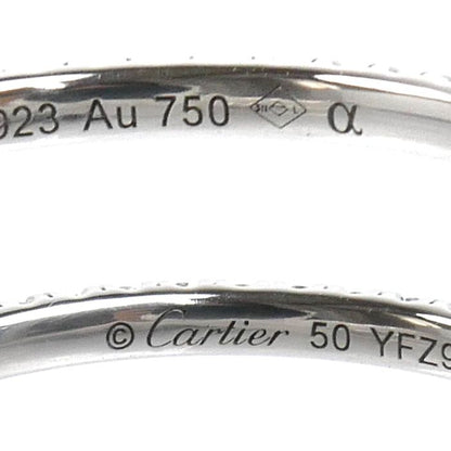 Cartier 18K White Gold Full Eternity Ring Diamond — view 5
