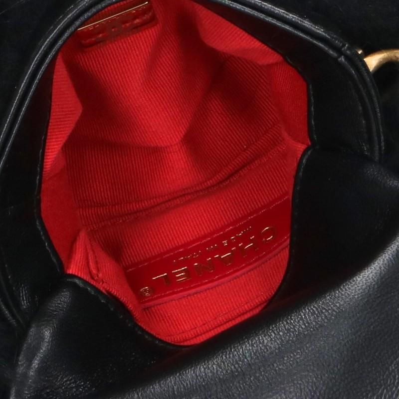 Chanel Shearling Fur Decoration Turnlock Chain Shoulder Bag — view 3