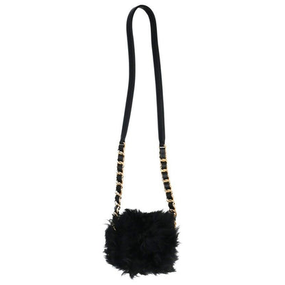 Chanel Shearling Fur Decoration Turnlock Chain Shoulder Bag — view 2