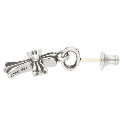 Chrome Hearts Bby Pprchn Baby Fat Drop Silver Earrings — view 4