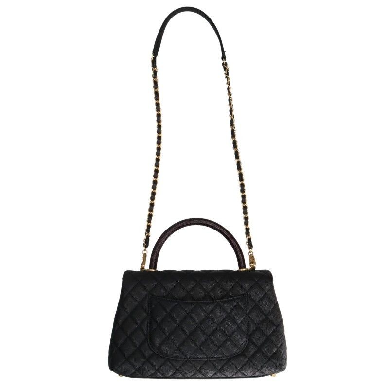 Chanel Coco Handle 29 Caviar Leather Chain Shoulder Bag 29 — view 2