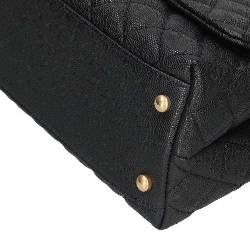 Chanel Coco Handle 29 Caviar Leather Chain Shoulder Bag 29 — view 4