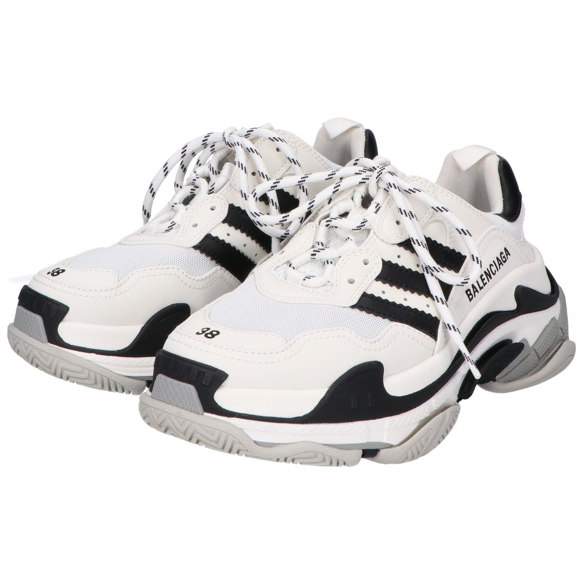 Balenciaga Adidas Triple S Low-Cut Sneakers