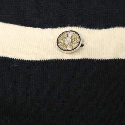 Chanel 08P CC Logo Handshake Cashmere Blend Long Cardigan 36 — view 8