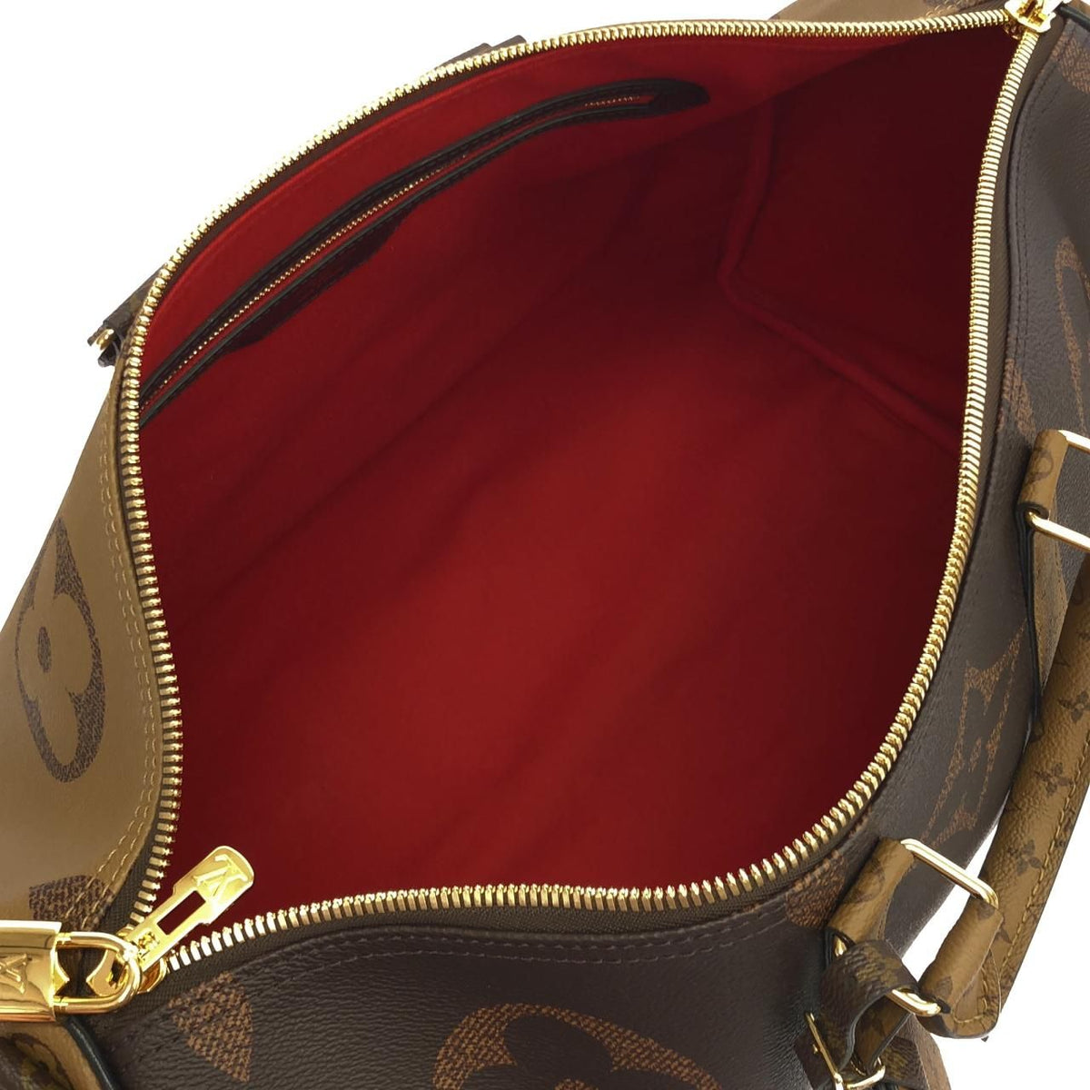 Louis Vuitton Monogram Giant Reverse Keepall Bandouliere 45 Boston Bag — view 8