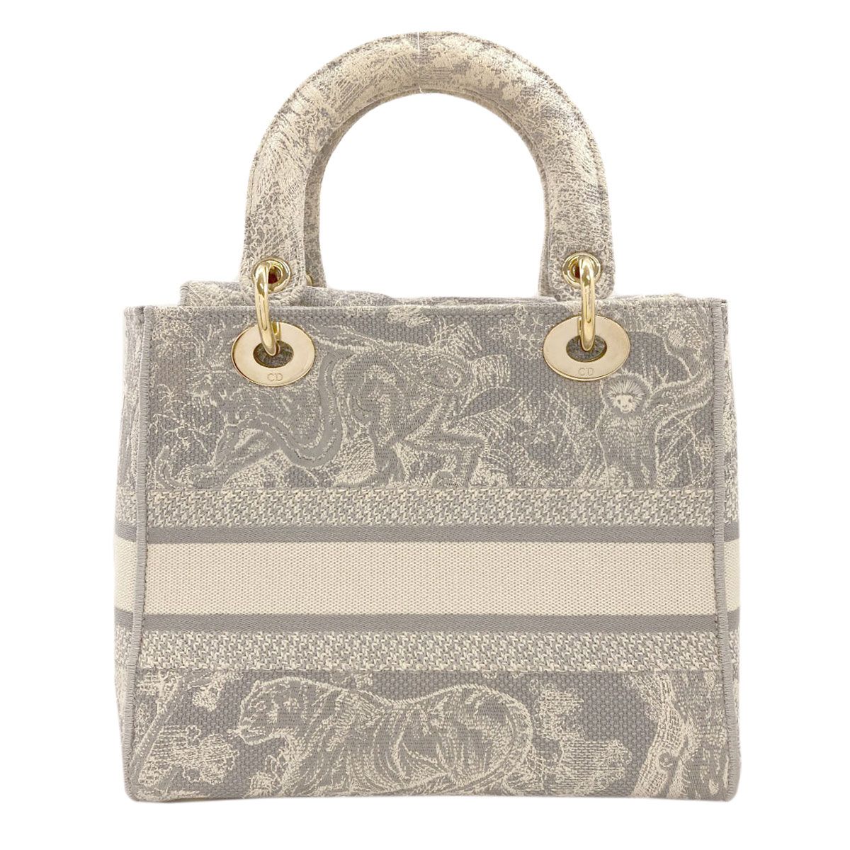 Dior Lady Dior D-Lite 2-Way Handbag Canvas — view 2
