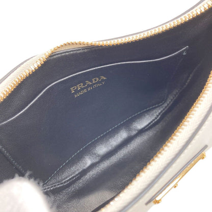 Prada Small Logo 2-Way Handbag Calfskin — view 5