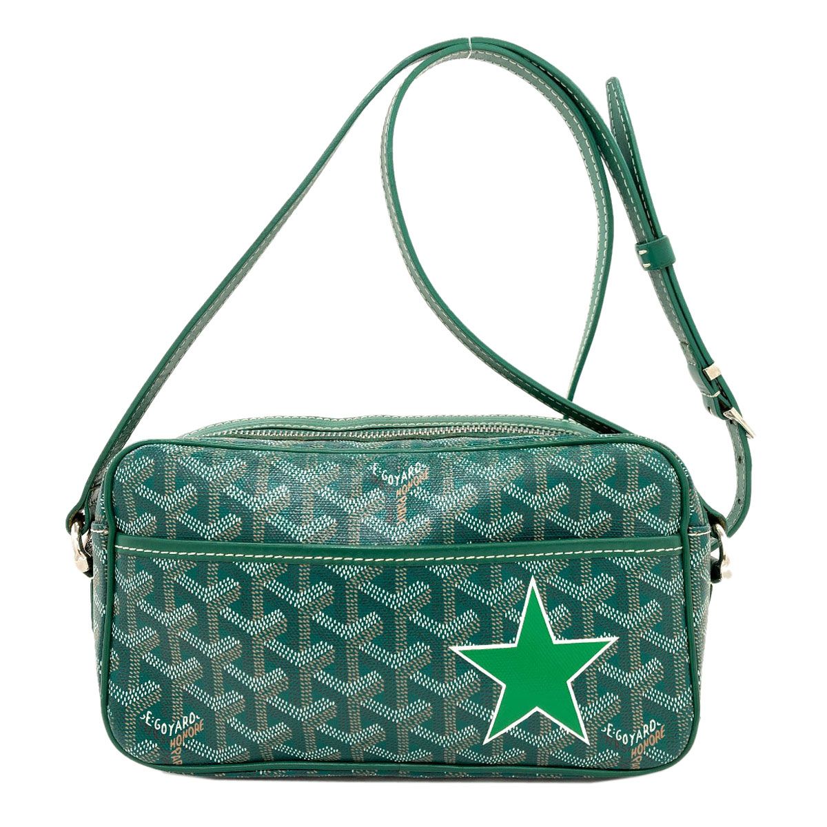 Goyard Cup Vert PM Star Print Long Shoulder Bag