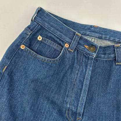 Gucci Indigo Cotton Horsebit Straight Leg Denim Pants 23 — view 8