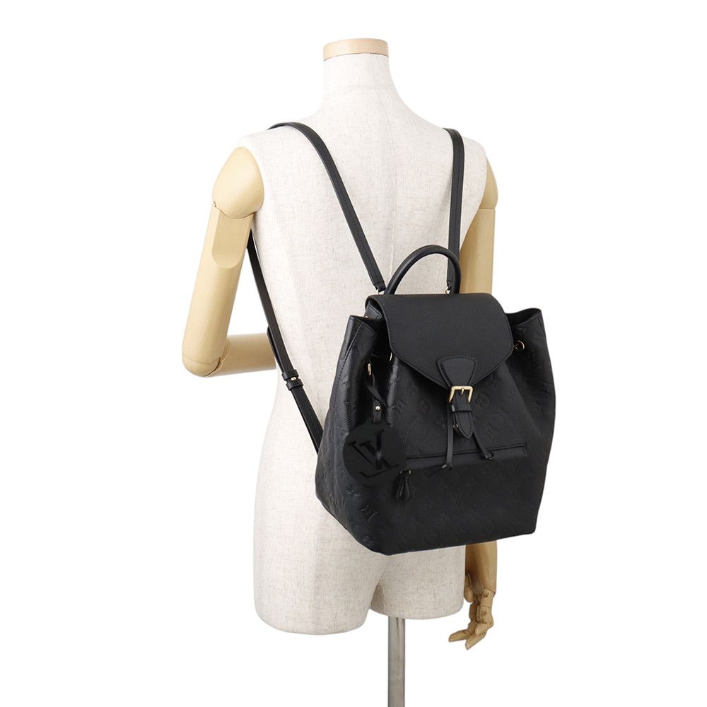 Louis Vuitton Backpack Monogram Empreinte Montsouris PM Black — view 5