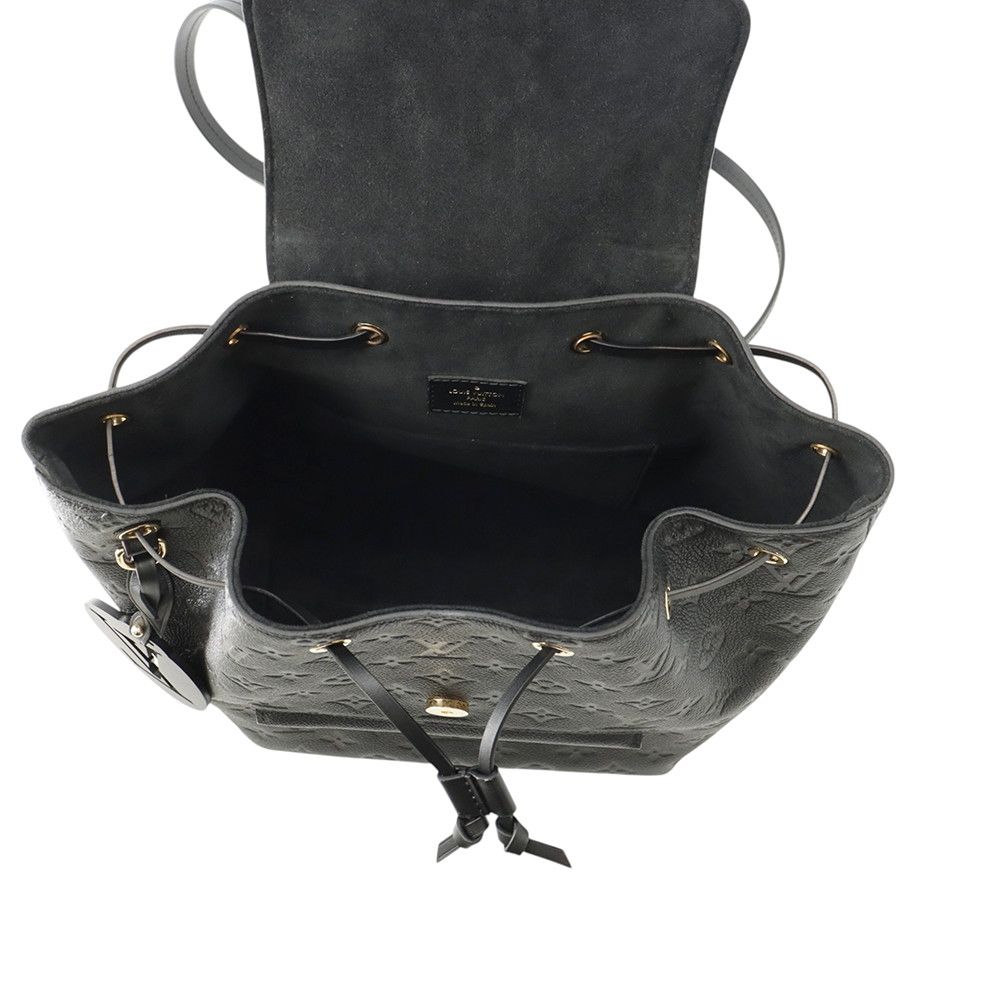 Louis Vuitton Backpack Monogram Empreinte Montsouris PM Black — view 6
