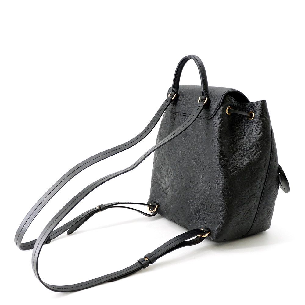 Louis Vuitton Backpack Monogram Empreinte Montsouris PM Black — view 2