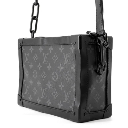 Louis Vuitton Shoulder Bag Monogram Eclipse Soft Trunk Black — view 2